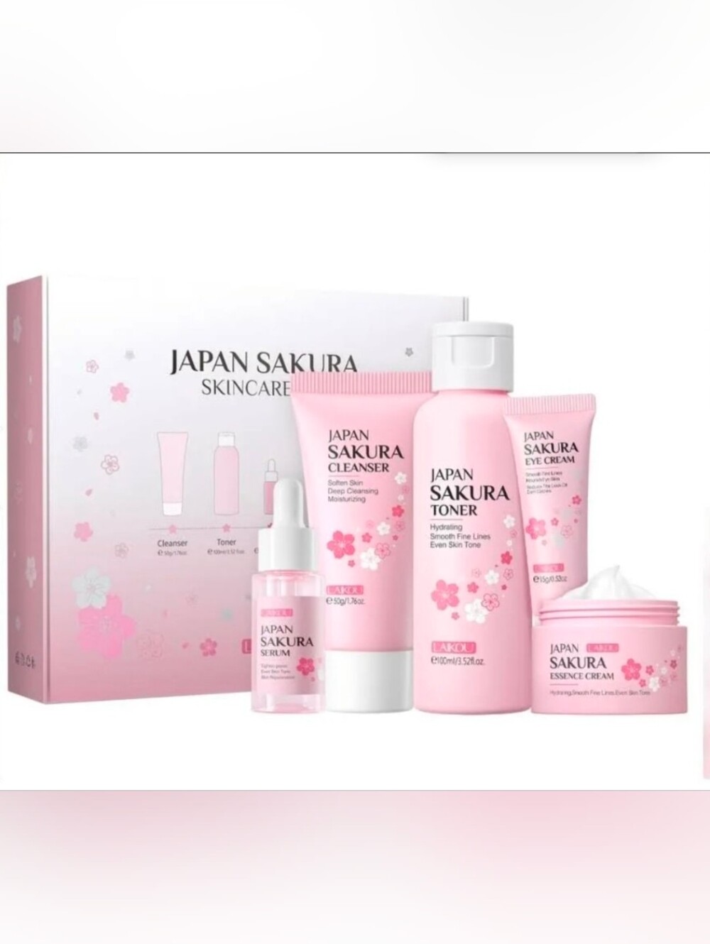 LAIKOU Japan Sakura Women Skin Care Set